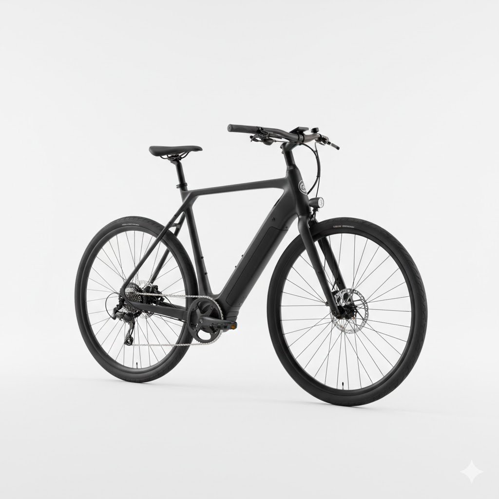 Der "Volt-X Stealth“ – klassisches Fahrrad